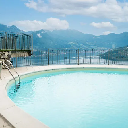 Enjoyiseolake - Serafino - Terrace & Swimming Pool On The Iseo * Parzanica